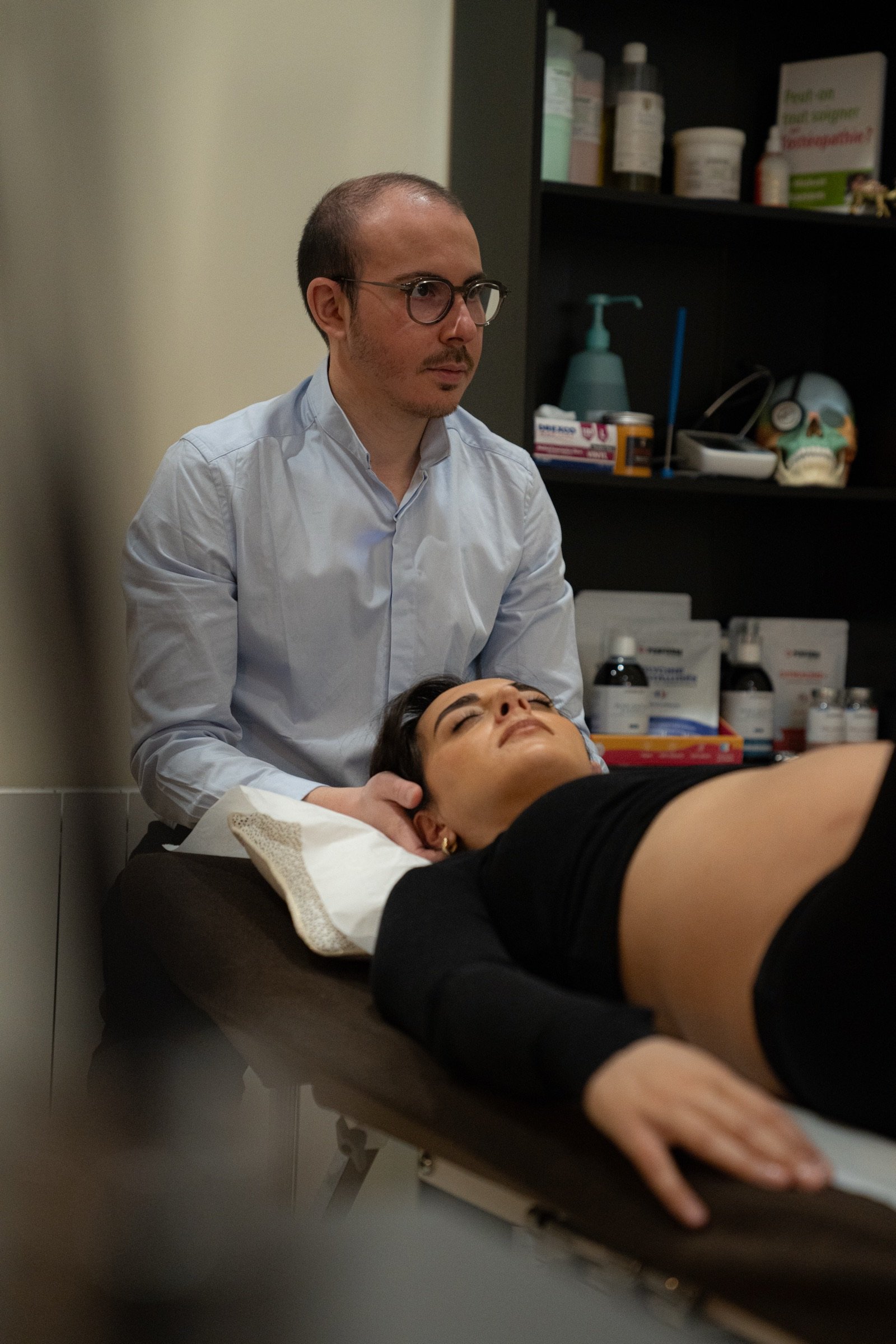 Consultation d'ostéopathie au cabinet
